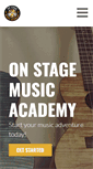 Mobile Screenshot of onstagemusicacademy.com